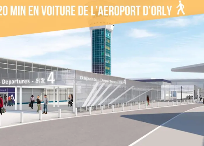 Le Cosy Yellow Appartement Lumineux A 5 Min De La Gare D\'Evry Avec Parking Gratuit